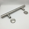 Heavy Duty Pull And Flush Sliding Door Handle Set Silver Barn Door Handle