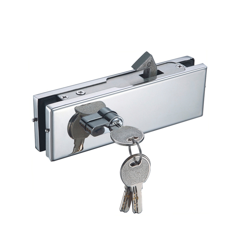 Door Hardware Stainless Steel Frameless Glass Door Lock Sliding Swing Door Handle Patch Lock