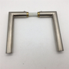 Modern Simple Type Wooden Door Stainless Steel Door Lever Handles With Key For Bedroom