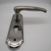 Hardware Accessories Safety Security Entrance Door Stainless Steel Door Handles with Plate