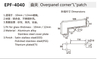 Frameless Glass Door Pivot Clamp Top Patch Fitting