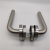 Modern Main Wooden Set Entry Design Split Exterior Stainless Steel Lever Interior Tubular Door Handles