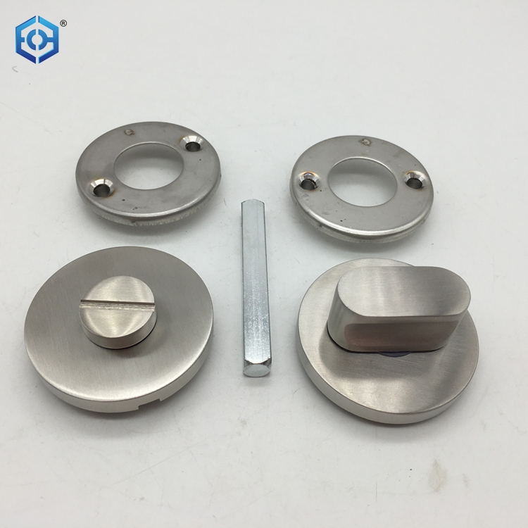 Thumb Turn Lock for Bathroom Door Locks with Brushed Stainless