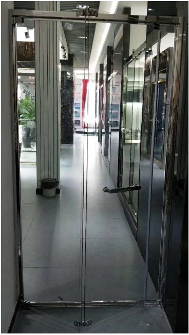 Interior Glass Bi-fold Doors Glass Folding Partition for Office Shopping Mall Meeting Room