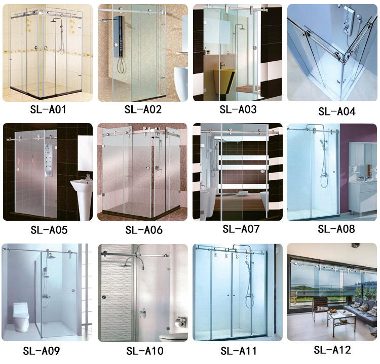 glass sliding shower door