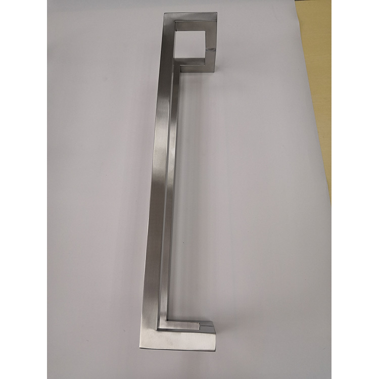 Square Rube Stainless Steel Door Pull Handle Stainless Steel Glass Long Door Handle Square Door Handle
