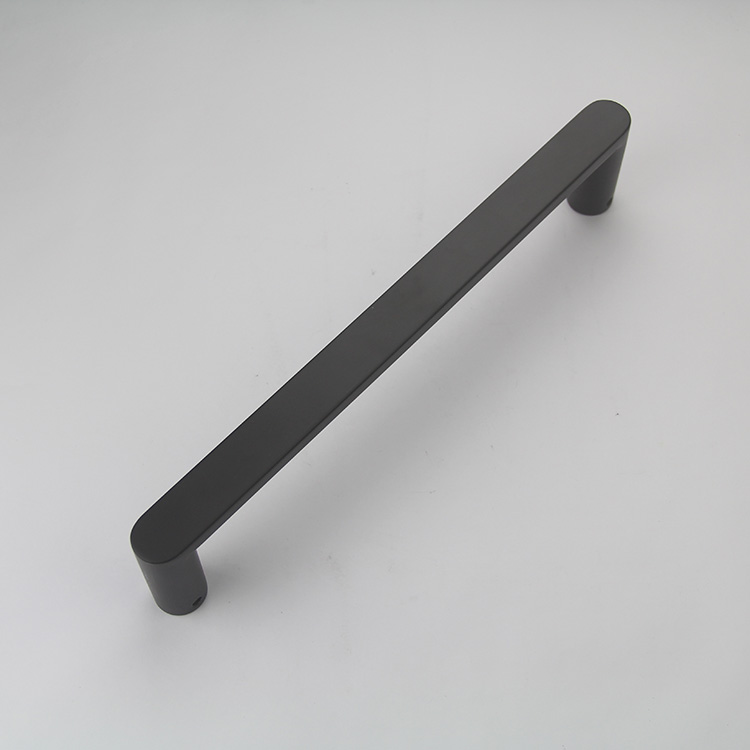 Guangdong Factory Customized Stainless Steel 304 Bathroom Shower Door Pull Handle Black Matte for Glass Door