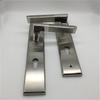 China Factory Modern Stainless Steel Door Handles And Plate Door Lock Set