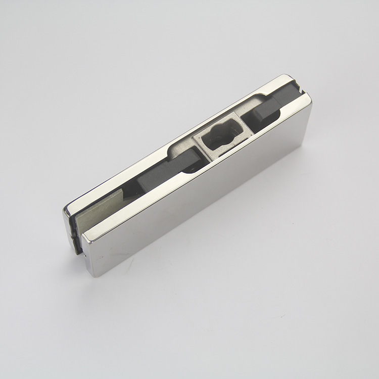 Frameless Glass Door Stainless Steel Bottom Clip Patch Fitting
