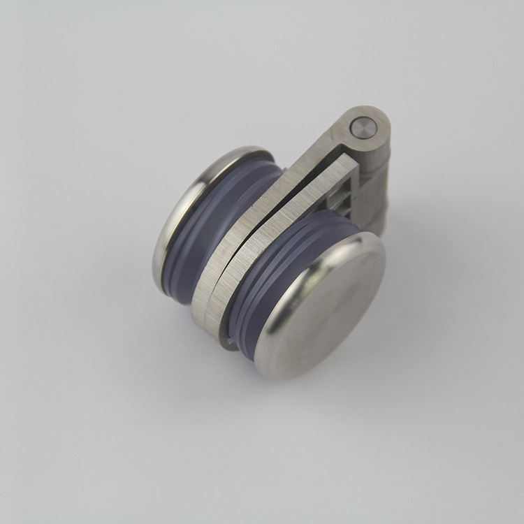 Best Stainless Steel Double Side Round Glass Shower Door Hinges